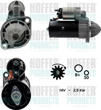 Hoffer H5010920G - Стартер autodnr.net