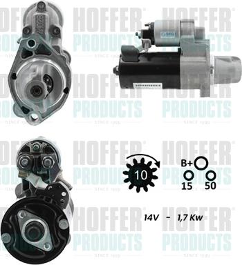 Hoffer H5010928G - Стартер autocars.com.ua