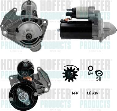Hoffer H5010943G - Стартер autocars.com.ua
