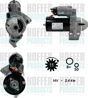 Hoffer H5010950G - Стартер autodnr.net