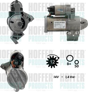 Hoffer H5010964G - Стартер avtokuzovplus.com.ua