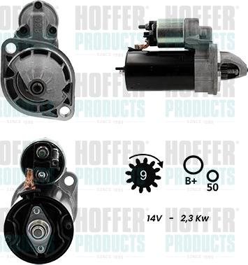 Hoffer H5010981G - Стартер autodnr.net