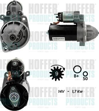 Hoffer H5010982G - Стартер autodnr.net