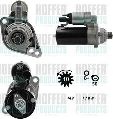 Hoffer H5010983G - Стартер autodnr.net