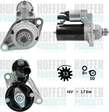 Hoffer H5010984G - Стартер autodnr.net