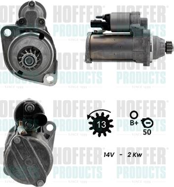 Hoffer H5010986G - Стартер autodnr.net