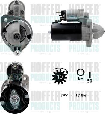 Hoffer H5010987G - Стартер autocars.com.ua