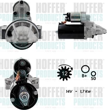 Hoffer H5015108G - Стартер autodnr.net