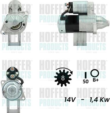 Hoffer H5035739G - Стартер autodnr.net