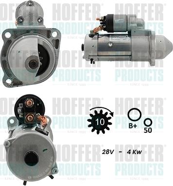 Hoffer H5110007G - Стартер autodnr.net