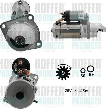 Hoffer H5110020G - Стартер autodnr.net