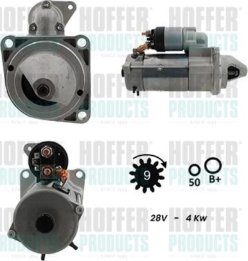 Hoffer H5110024G - Стартер autodnr.net