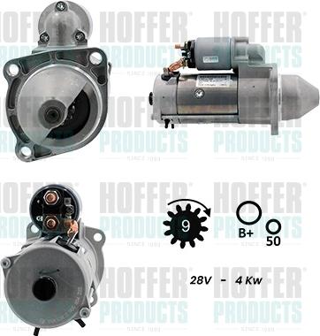 Hoffer H5110027G - Стартер autodnr.net