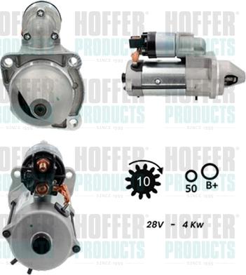 Hoffer H5110046G - Стартер autodnr.net