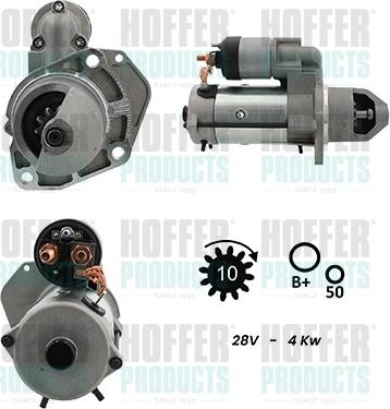 Hoffer H5110047G - Стартер autodnr.net