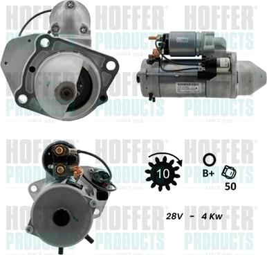 Hoffer H5110058G - Стартер avtokuzovplus.com.ua