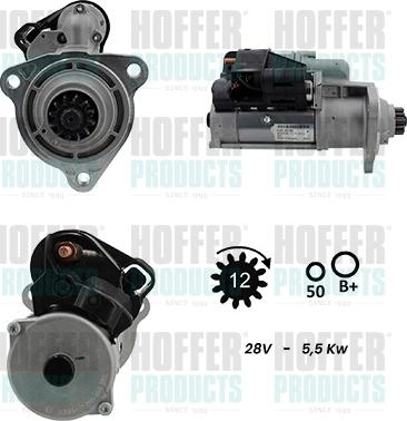 Hoffer H5110076G - Стартер autodnr.net