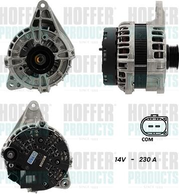 Hoffer H55101339G - Генератор autocars.com.ua