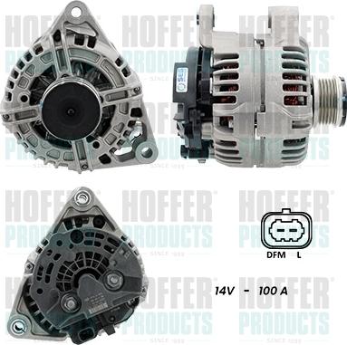 Hoffer H55101360G - Генератор autocars.com.ua