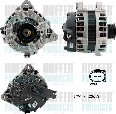 Hoffer H55101362G - Генератор autocars.com.ua