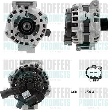 Hoffer H55101365G - Генератор autocars.com.ua