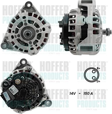 Hoffer H55101370G - Генератор autocars.com.ua