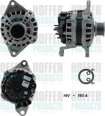 Hoffer H55101375G - Генератор avtokuzovplus.com.ua