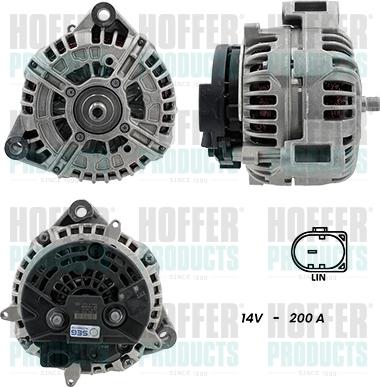 Hoffer H55101386G - Генератор autocars.com.ua