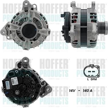 Hoffer H55101399G - Генератор autocars.com.ua