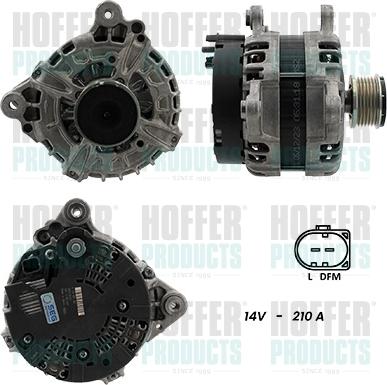 Hoffer H55101421G - Генератор avtokuzovplus.com.ua