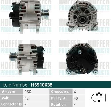 Hoffer H5510638 - Генератор autodnr.net