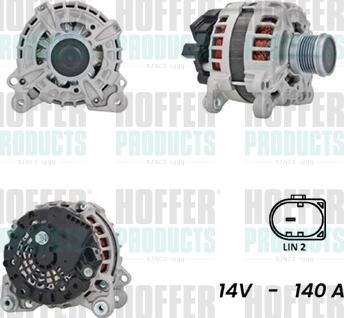 Hoffer H5510669G - Генератор autocars.com.ua