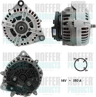 Hoffer H5510754G - Генератор autocars.com.ua