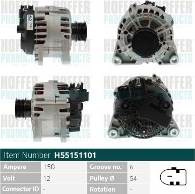 Hoffer H55151101 - Генератор autodnr.net