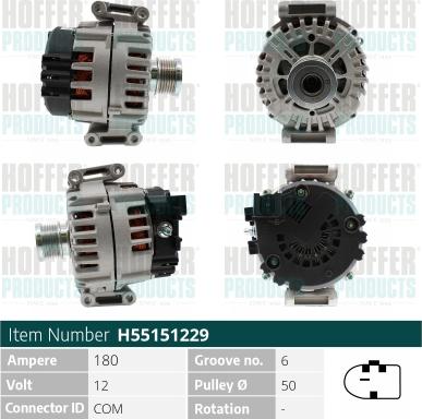 Hoffer H55151229 - Генератор autodnr.net