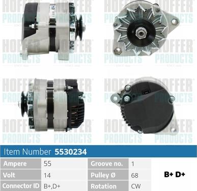 Hoffer H5530234 - Генератор autodnr.net