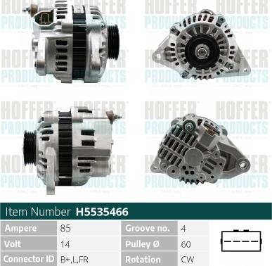 Hoffer H5535466 - Генератор autodnr.net