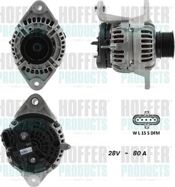 Hoffer H5610067G - Генератор autocars.com.ua