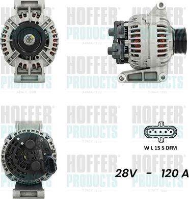 Hoffer H5610082G - Генератор avtokuzovplus.com.ua