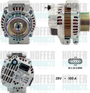 Hoffer H5635135G - Генератор autocars.com.ua