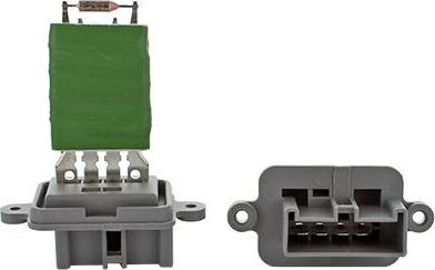 Hoffer K109126 - Додатковий резистор, електромотор - вентилятор радіатора autocars.com.ua