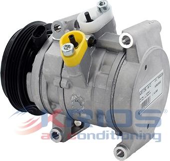 Hoffer K14124A - Компресор, кондиціонер autocars.com.ua