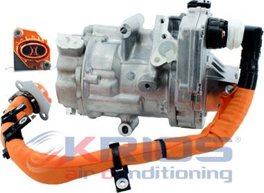 Hoffer K15513 - Компресор, кондиціонер autocars.com.ua