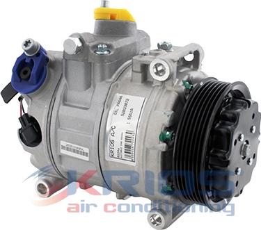 Hoffer K15551A - Компресор, кондиціонер autocars.com.ua