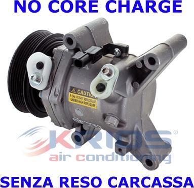 Hoffer K19145R - Компресор, кондиціонер autocars.com.ua