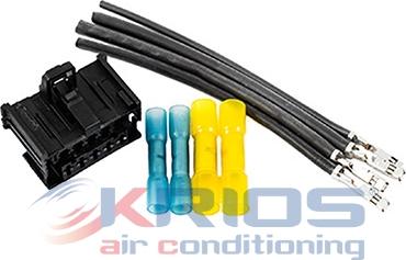 Hoffer K26204 - Ремкомплект кабеля, тепловентилятор салона (сист.подогр.дв.) avtokuzovplus.com.ua