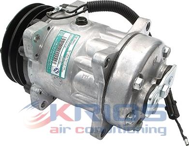 Hoffer KSB124S - Компрессор кондиционера autodnr.net