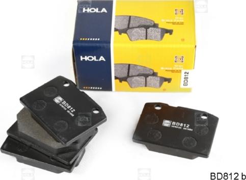 Hola BD812 - Тормозные колодки дисковые передние LADA 2101-2107 autodnr.net