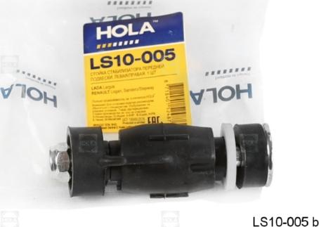 Hola LS10-005 - Стойка стабилизатора передняя левая-правая LADA Largus  RENAULT Logan  Sandero-Stepway autodnr.net