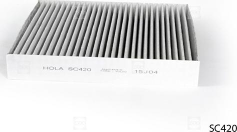 Hola SC420 - Фильтр воздуха в салоне autodnr.net